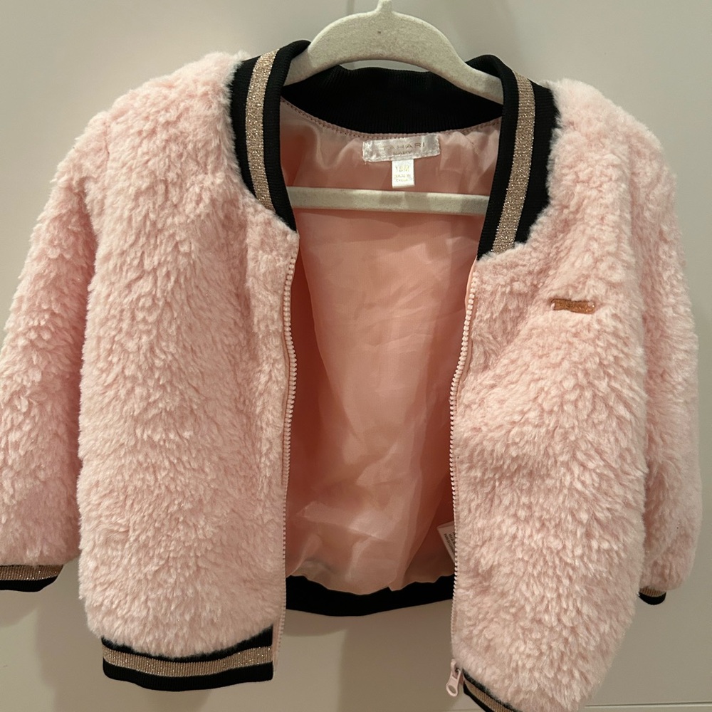 Kids Tahari Pink Jacket - Size 18 Months - Picture 2 of 9